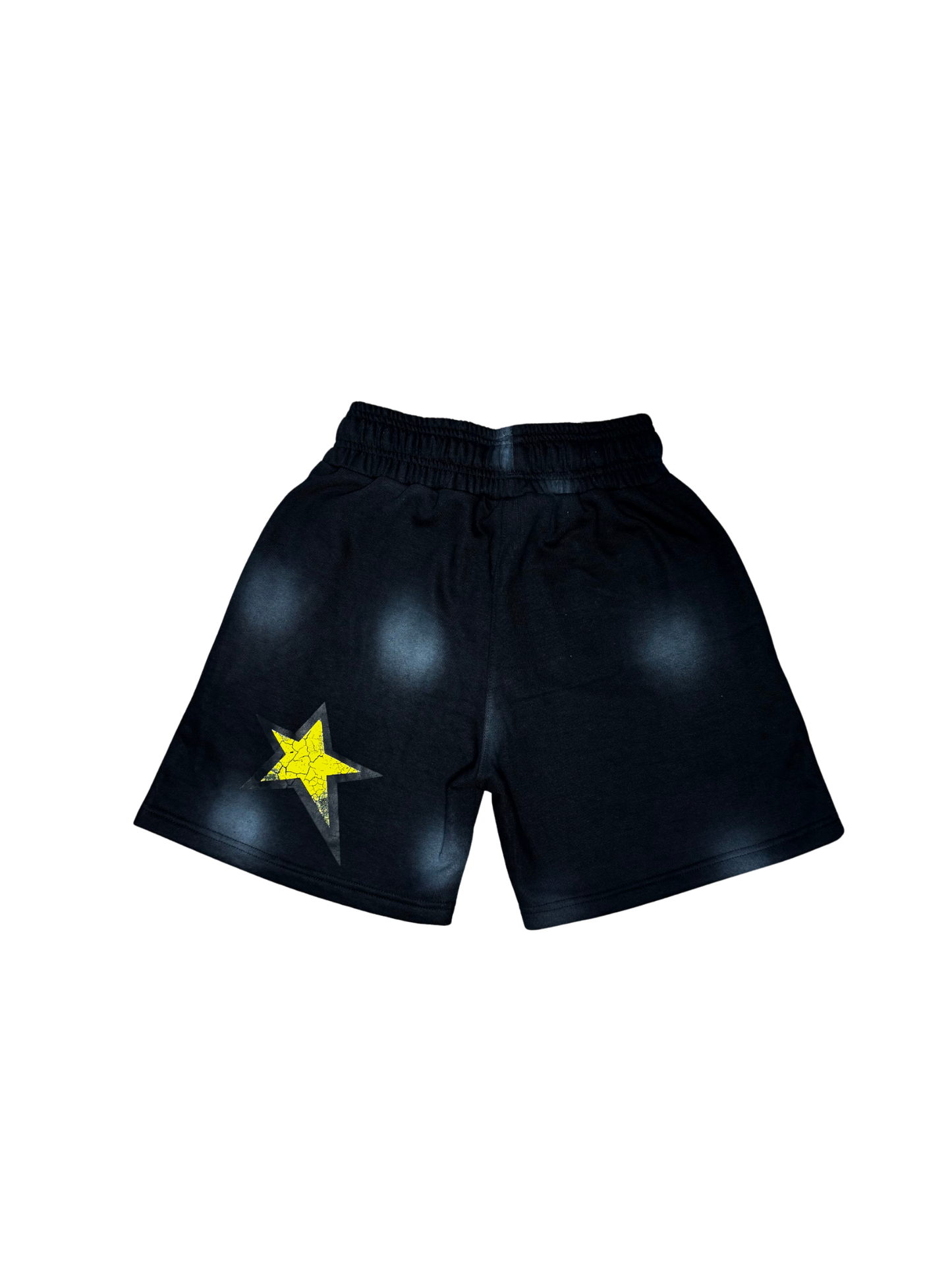 BLACK CRUMBLE SHORTS