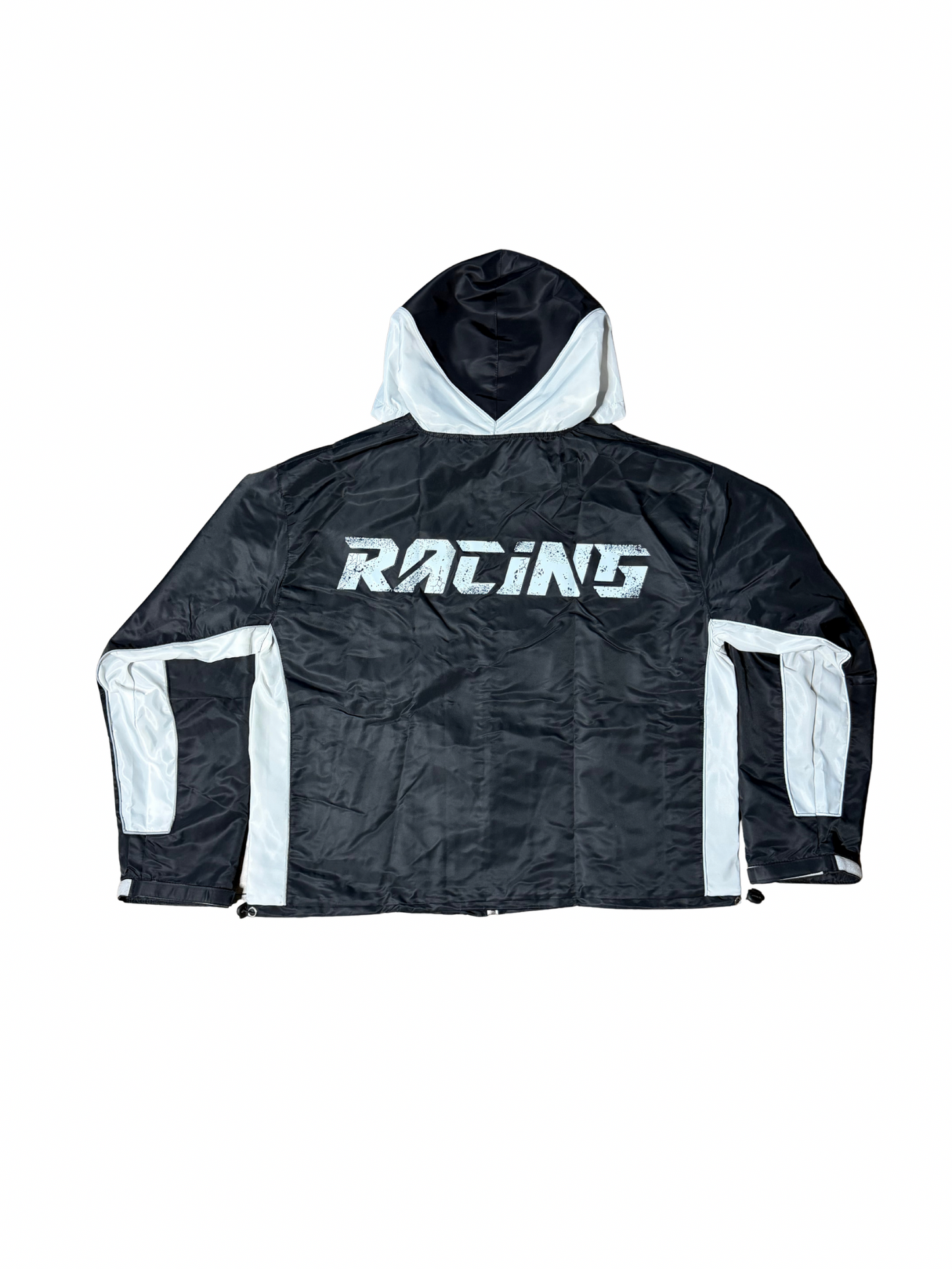 BLACK WINDBREAKER JACKET