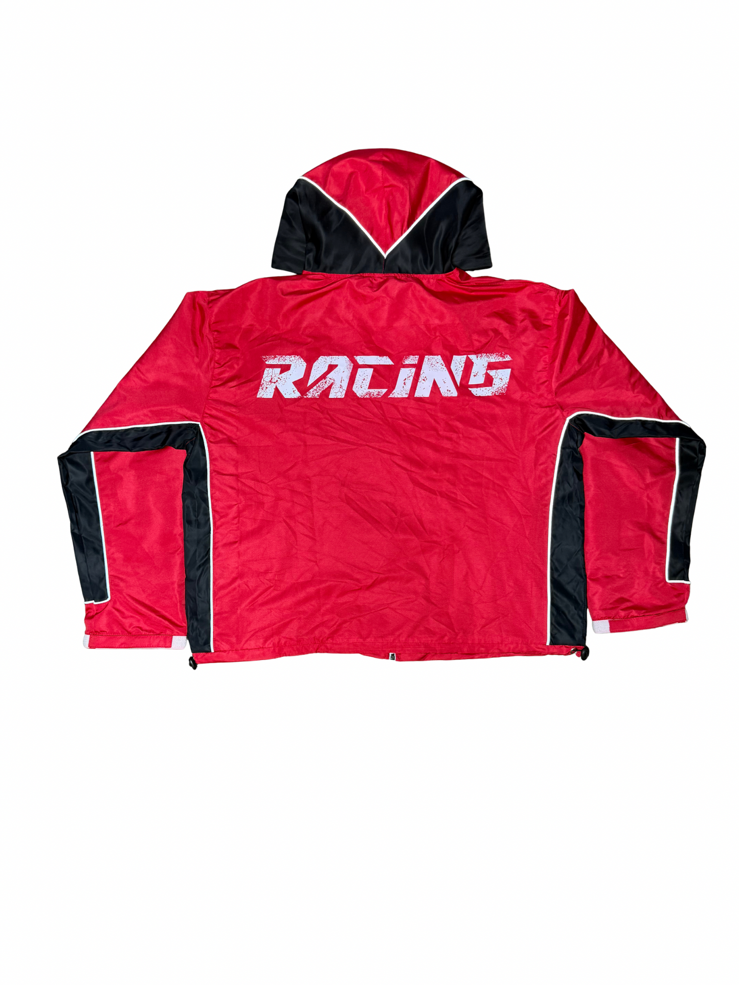 RED WINDBREAKER JACKET