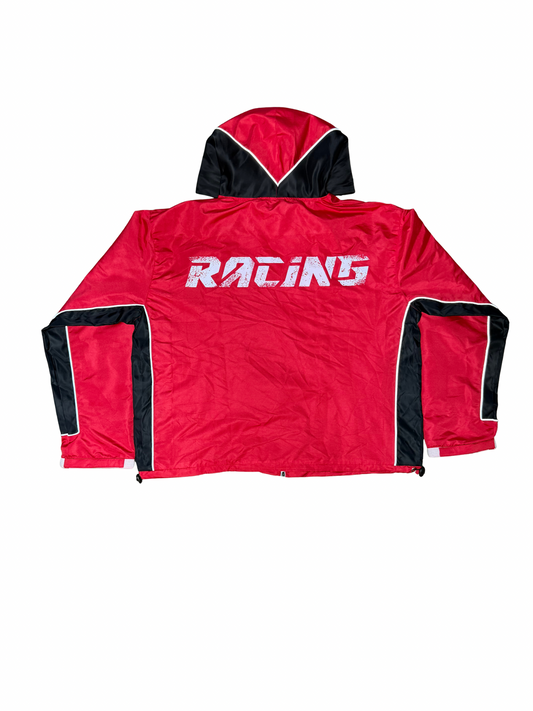 RED WINDBREAKER JACKET