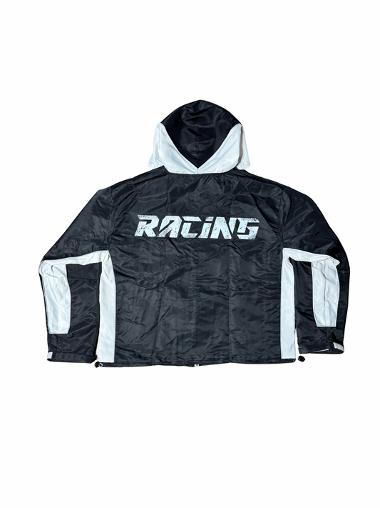 BLACK WINDBREAKER JACKET