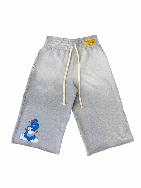 GREY SB 3/4 SWEATS