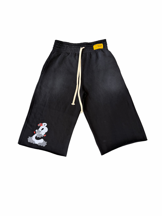BLACK SB 3/4 SWEATS